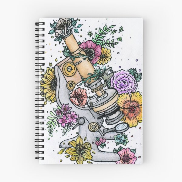 Item preview, Microscope with flowers designed and sold by KatScottArt.