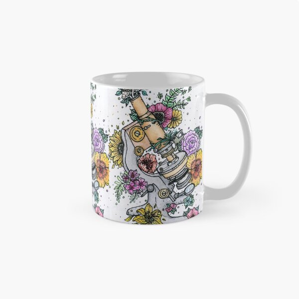 Item preview, Microscope with flowers designed and sold by KatScottArt.