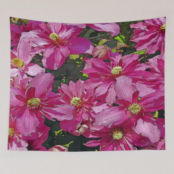Item preview, Pink Clematis designed and sold by Sajah.