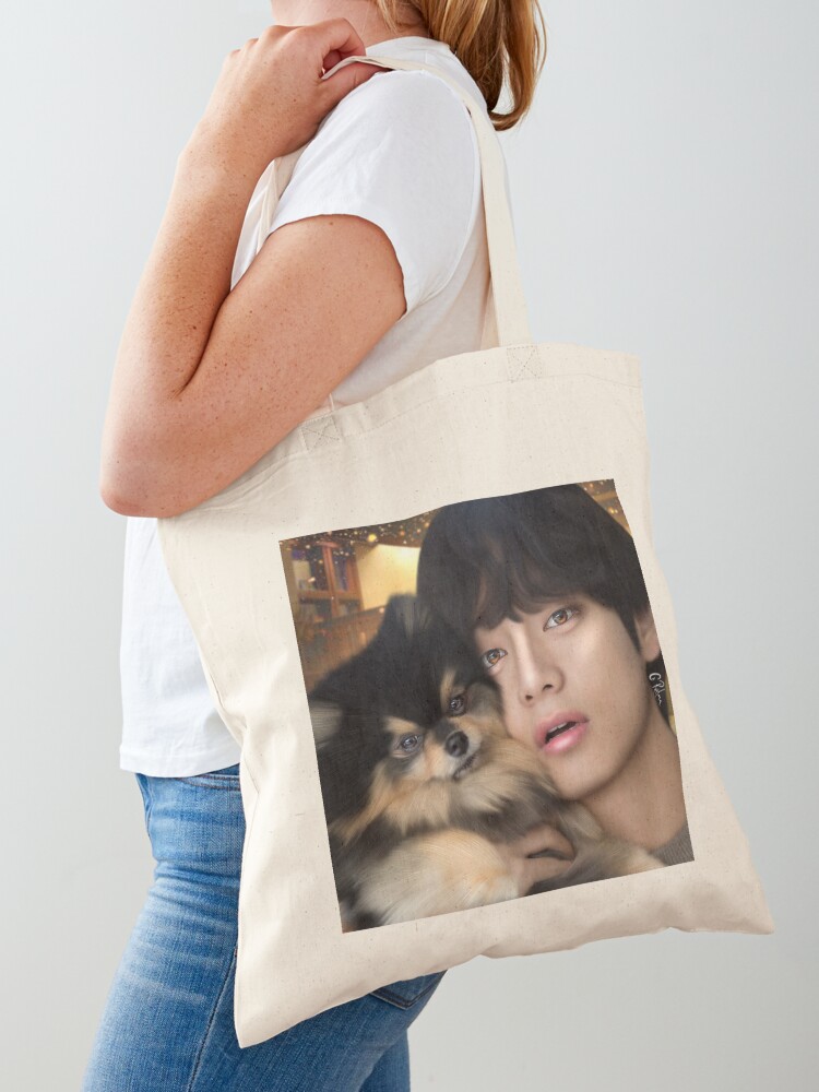 BTS Taehyung + Yeontan Canvas Tote Bag – dreajournals