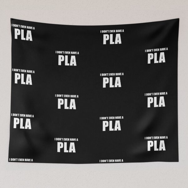 Item preview, Ni siquiera tengo un Pla (negro) designed and sold by quoteedesigns.
