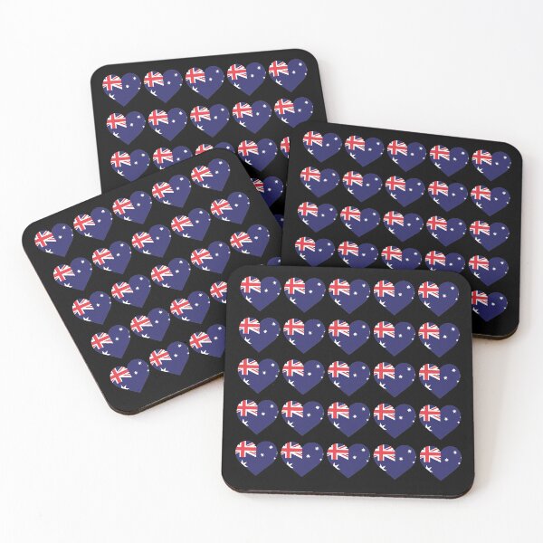 Item preview, Bandera de Love My Australia Hearts designed and sold by HelloFromAja.