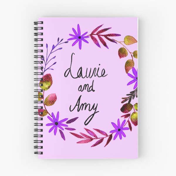 Item preview, Little Women Amy and Laurie Flower Wreath - Lilac Palette designed and sold by Niina  Niskanen.