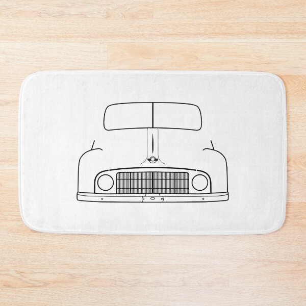 Item preview, Morris Minor MM classic car outline (black) designed and sold by soitwouldseem.