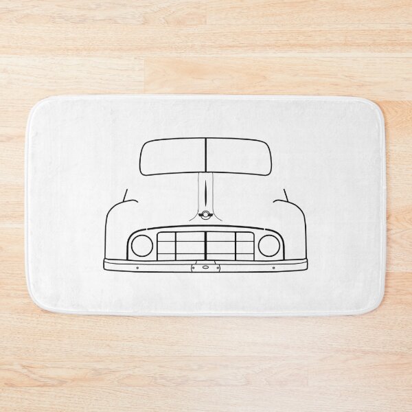 Item preview, Morris Minor MM classic car black outline designed and sold by soitwouldseem.