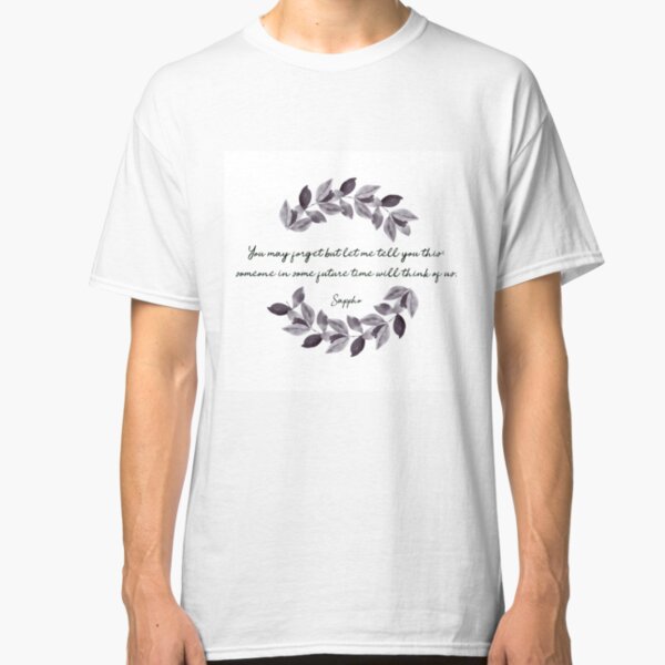 Sappho Quote Classic T-Shirt