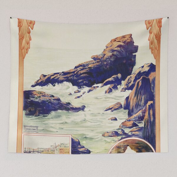 Item preview, Vintage poster - Belle isle en mer - travel poster designed and sold by DejaVuStudio.