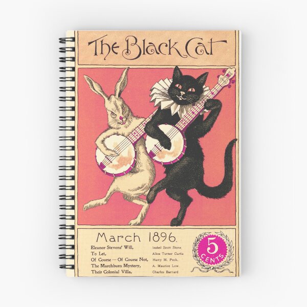 Item preview, Vintage poster- The Black Cat - Shortstory designed and sold by DejaVuStudio.