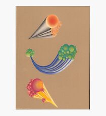 Colorful beautiful shapes for good mood Photographic Print