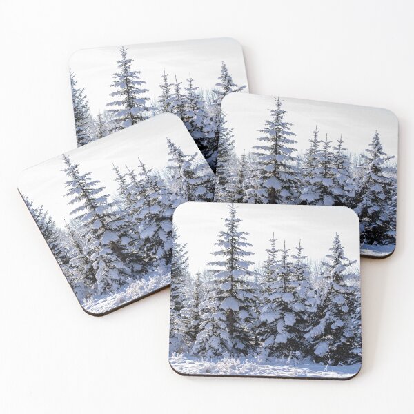 Item preview, Christmas trees in the Snow designed and sold by CanadianWild418.