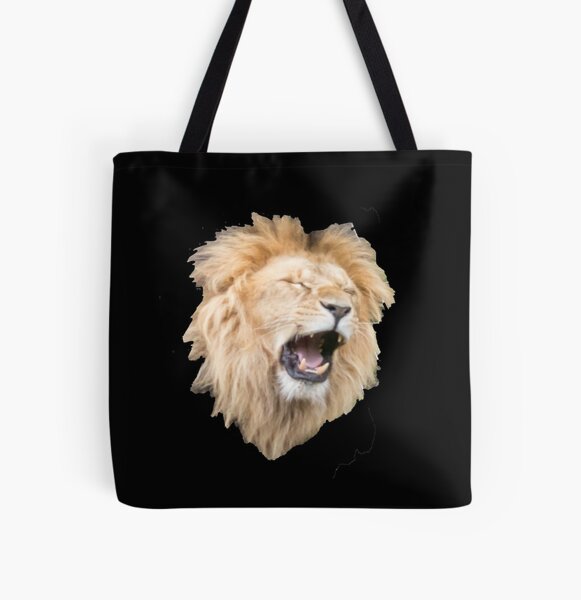 Löwe Allover-Print Tote Bag