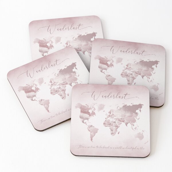 Item preview, Wanderlust World Map designed and sold by UrbanEpiphany.