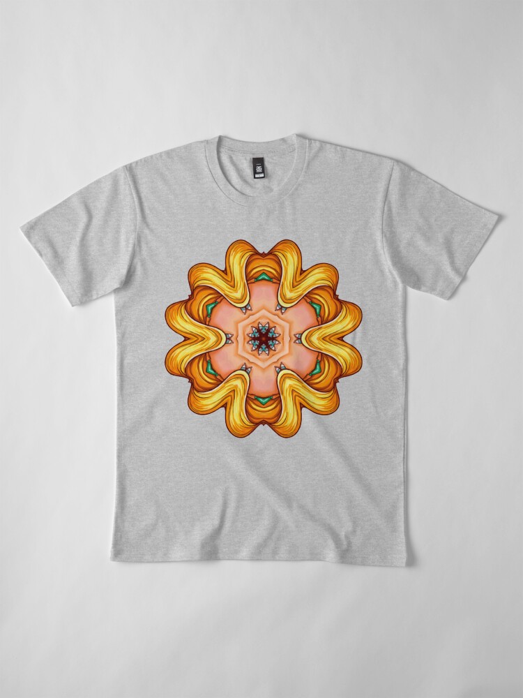 Alternative Ansicht von NANDALA 4C 001 - Shirt (Colourful Pop-Art meets Mandala Digital Art) Premium T-Shirt