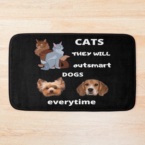 Item preview, Cats will outsmart dogs always. dog, brighter, intelligent designed and sold by jayne0524.