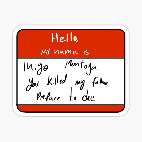 princess bride Sticker
