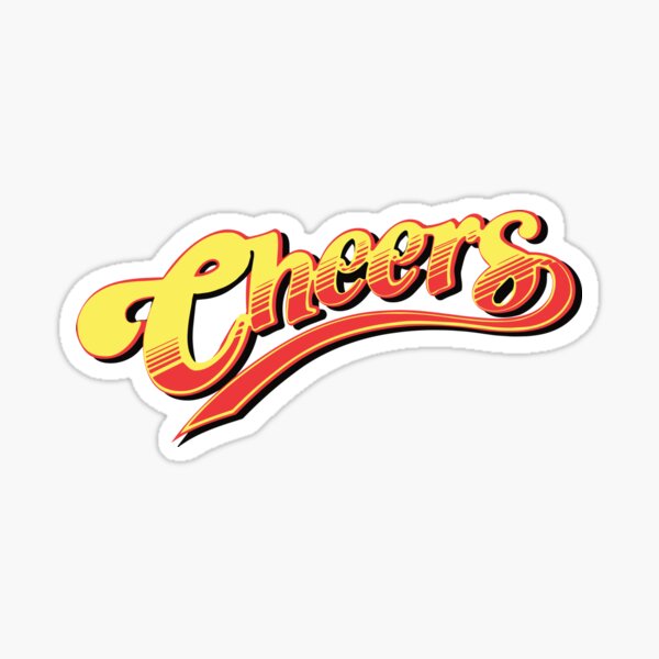 Cheers Boston Retro Vintage Sticker