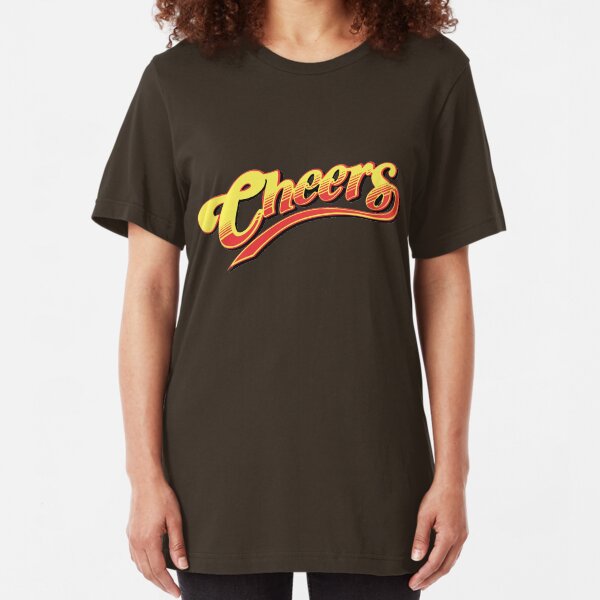 Cheers Boston Retro Vintage Slim Fit T-Shirt