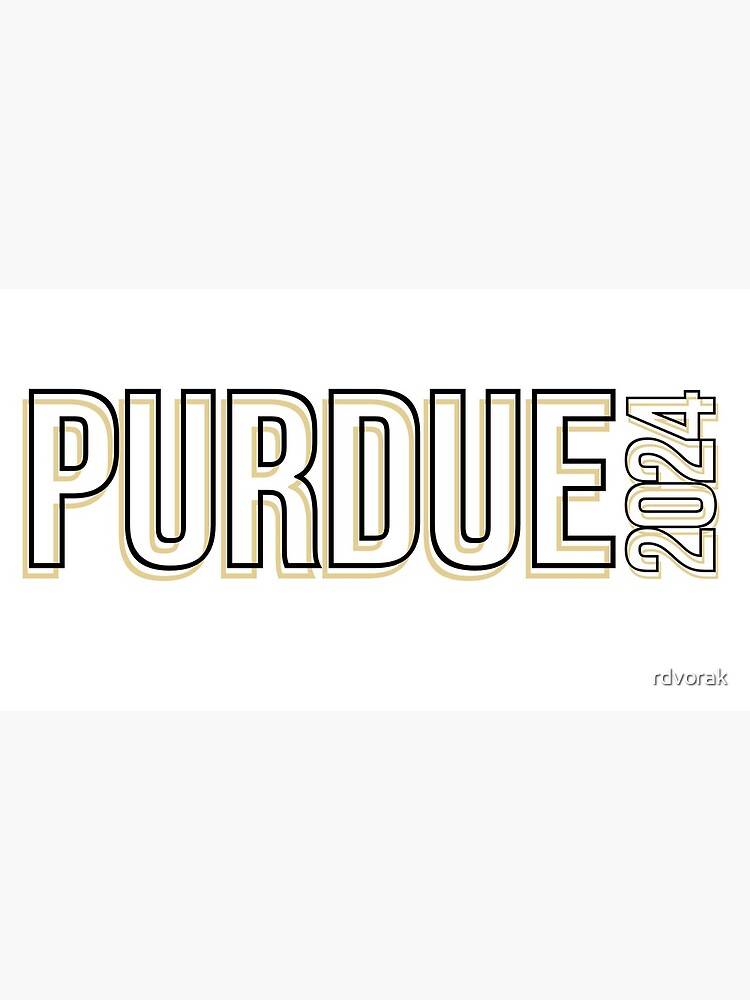 "Purdue University Class of 2024" Canvas Print by rdvorak Redbubble