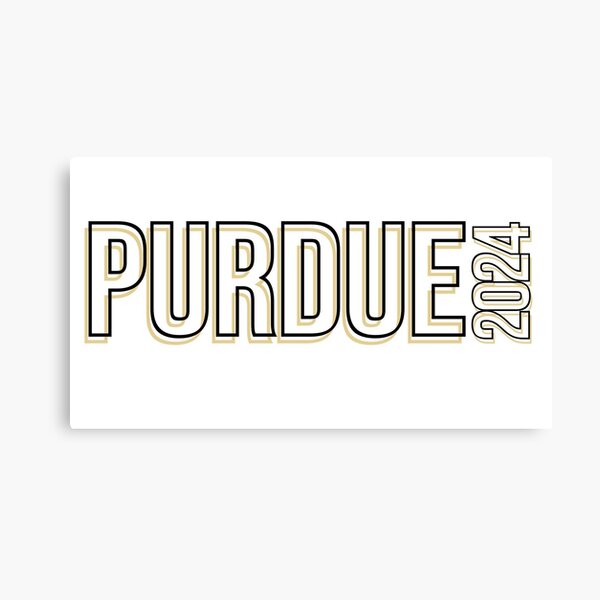 Purdue University Class Of 2024 Canvas Print By Rdvorak Redbubble   Mp,504x498,matte,f8f8f8,t Pad,600x600,f8f8f8 