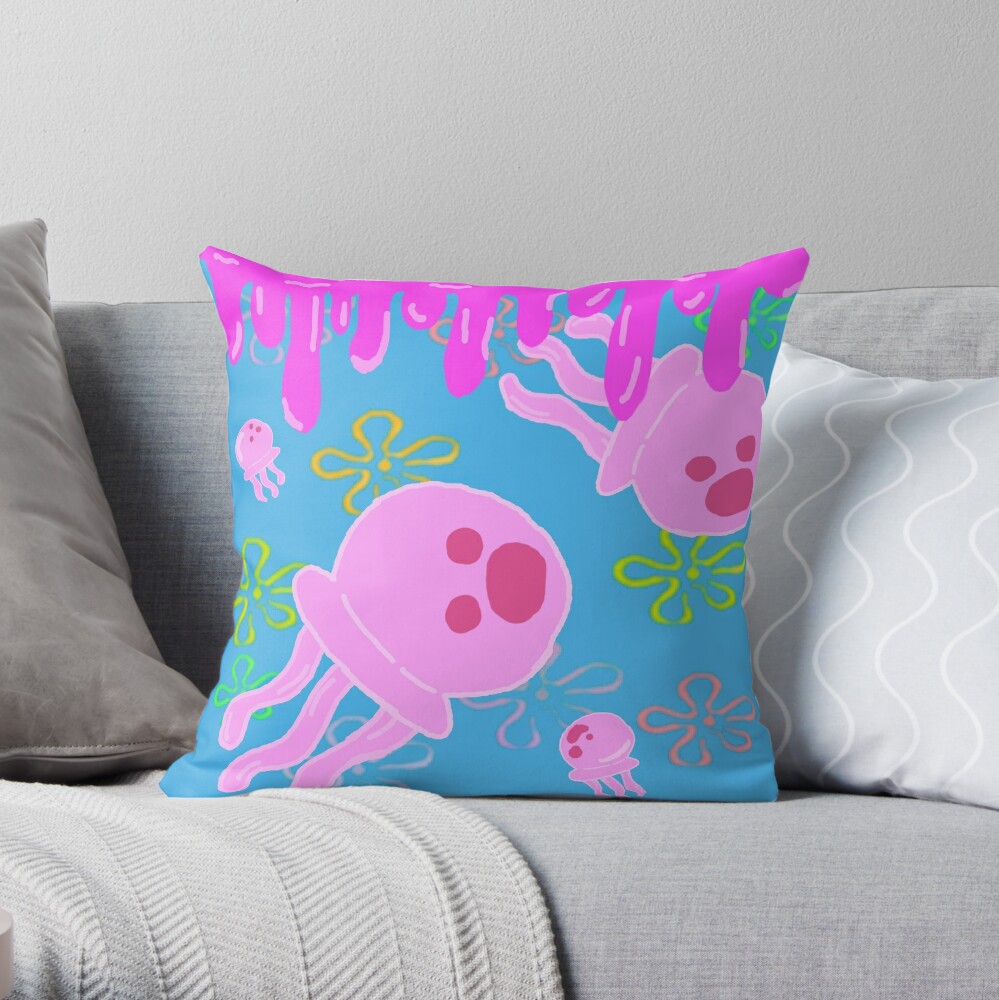 jellyfish plush pillow