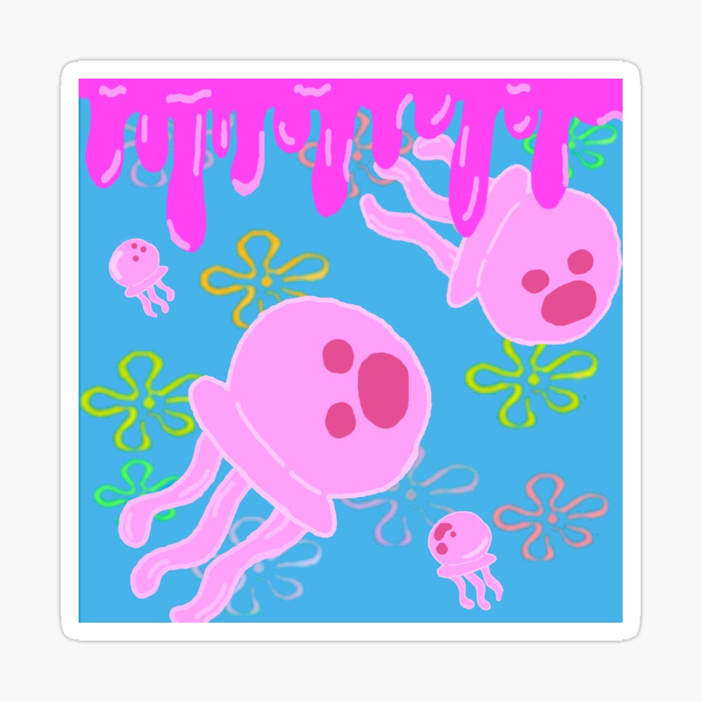 Spongebob jellyfish Poster for Sale by chicnleesh