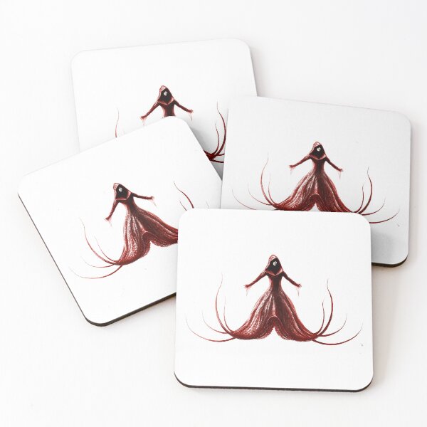Item preview, squid, octopus, ocean, space, tentacles, cthulhu, draw, design, illustration, cephalopod, super, poulpe, vl, vlp, pulpo, sea, parody, red, cecaelia, medusa, mermaid designed and sold by SuperOctopus.