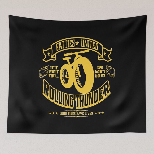 Artikelvorschau, FATTIES UNITED - FAT BIKER CLUB entworfen und verkauft von bjcoving.