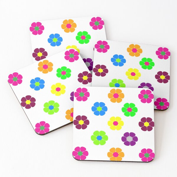 Item preview, Colourful 70s Flower Pattern  designed and sold by basicedgyteen.