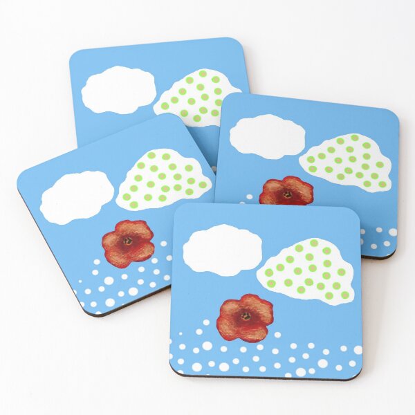 Item preview, Poppy and two clouds bis designed and sold by Gotoo.