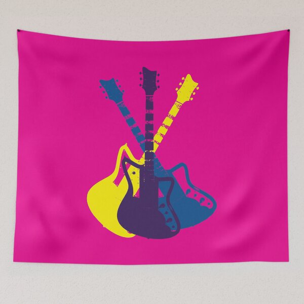 Item preview, Boutique Guitar Retro Pop Art designed and sold by redjaygraphics.