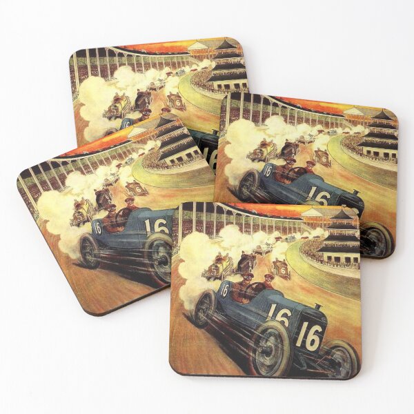 Item preview, INTERNATIONAL AUTO RACES; Advertising Print designed and sold by posterbobs.