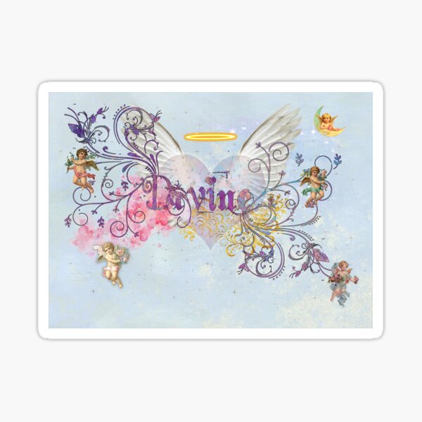 Divine Angels and Cherubs Sticker