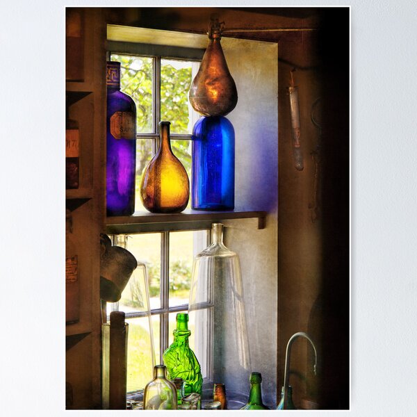 Item preview, Pharmacy - Colorful glassware  designed and sold by Mike Savad Photography.