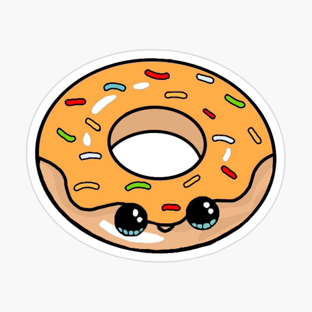 Cute Doughnut Outline PNG Transparent Images Free Download | Vector Files |  Pngtree