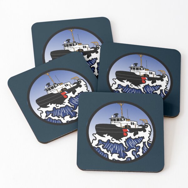 Item preview, Wave Series - Harbor Tug designed and sold by AlwaysReadyCltv.
