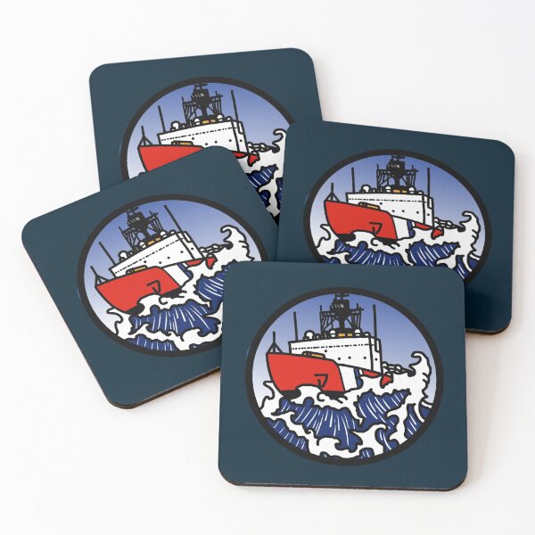 Wave Series - Polar Icebreaker Coasters (Set of 4)