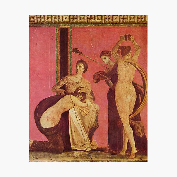 Item preview, Pompeii Fresco designed and sold by BlueSpecsStudio.