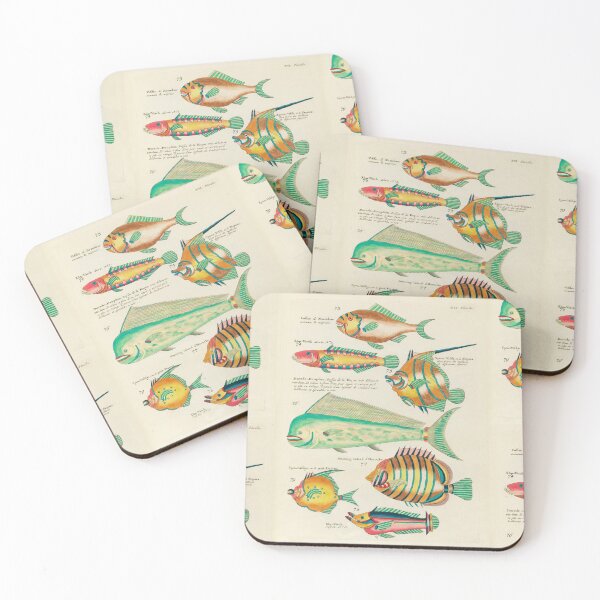 Item preview, Colourful and surreal illustrations of fishes found in Moluccas (Indonesia) and the East Indies by Louis Renard (1678-1746)  designed and sold by circuitsnap.