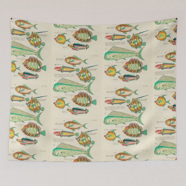 Item preview, Colourful and surreal illustrations of fishes found in Moluccas (Indonesia) and the East Indies by Louis Renard (1678-1746)  designed and sold by circuitsnap.