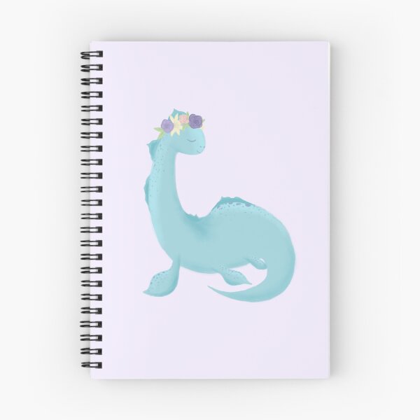 Item preview, Cute Lochness Monster with a Flower Crown designed and sold by qirra.