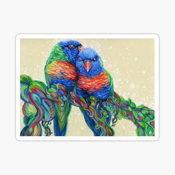 Lovely Lories Sticker