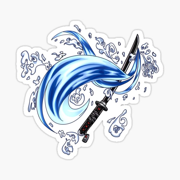 Tanjiro Kamado sword Sticker