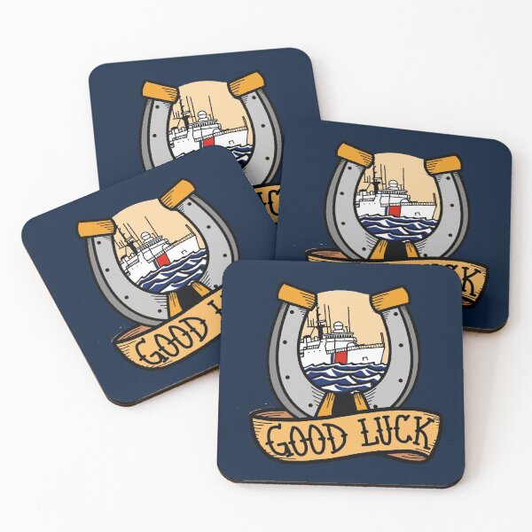 Item preview, Coast Guard Good Luck - 270 WMEC designed and sold by AlwaysReadyCltv.