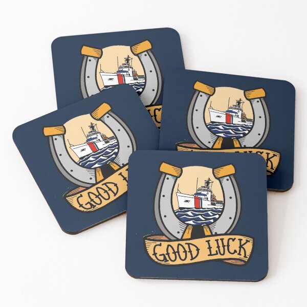 Item preview, Coast Guard Good Luck - 210 WMEC designed and sold by AlwaysReadyCltv.