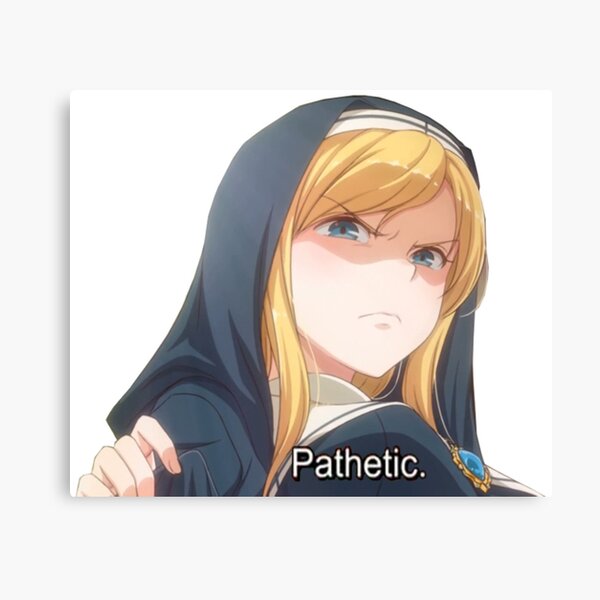 Umm Nun Pathetic Canvas Print By Danknesshazard Redbubble