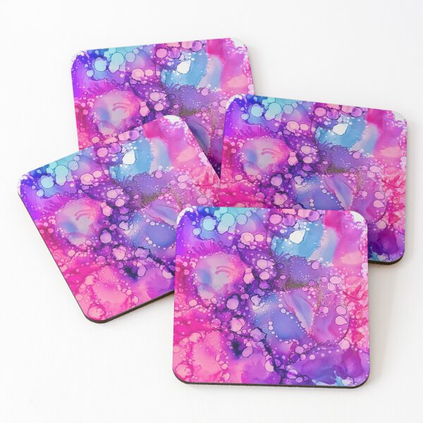 Item preview, Pink Butterflies Alcohol Ink designed and sold by vonnieacrylics.