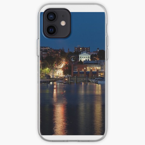 Hot Summer Night in Burlington Harbor - GigaPan iPhone Soft Case