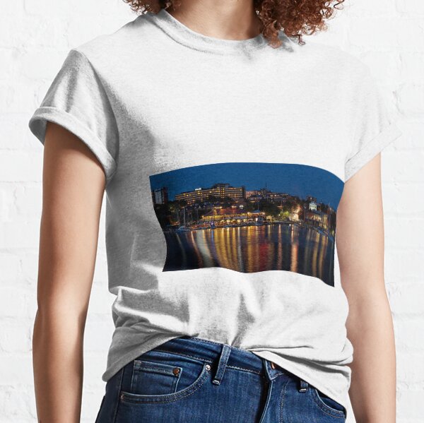 Hot Summer Night in Burlington Harbor - GigaPan Classic T-Shirt