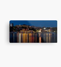 Hot Summer Night in Burlington Harbor - GigaPan Metal Print