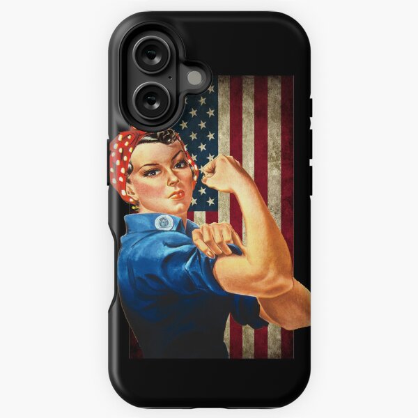 Item preview, Rosie the Riveter American Flag designed and sold by Sneek661.